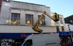 Shop gutters in Wisbech High Street set for annual clean