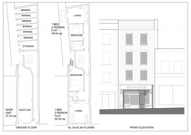 Architects proposal for 24 High Street